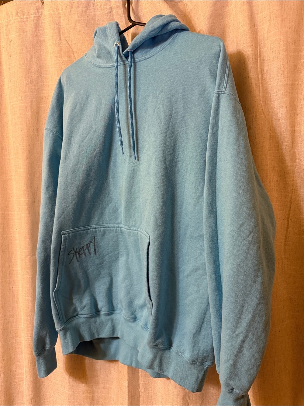 Skeppy Craft Face Hoodie Blue Minecraft YouTuber Merch Rare